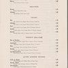 Cocktails list, The Plaza