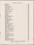 Cocktails list, The Plaza