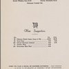 Sunday brunch menu, Park Lane