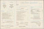 Wednesday lunch menu, Coffee House of the Statler Hilton