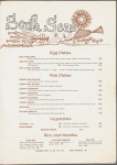 Dinner menu, Ports O' Call, Sheraton-Dallas Hotel by Stephen Crane Associates