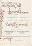 Dinner menu, Ports O' Call, Sheraton-Dallas Hotel by Stephen Crane Associates
