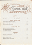 Dinner menu, Ports O' Call, Sheraton-Dallas Hotel by Stephen Crane Associates