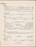 Friday dinner menu, The Waldorf-Astoria