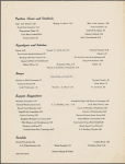 Supper menu, The Plaza, Oak Room, Hilton Hotels