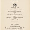 Sunday brunch menu, Park Lane