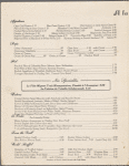 Tuesday dinner menu, The Waldorf-Astora