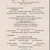 Sunday brunch menu, Tapestry Room at Park Place