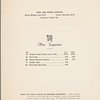 Sunday brunch menu, Park Lane