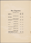 Thanksgiving (1955) dinner menu, Gramercy Park Hotel