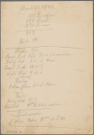 Sunday Easter dinner menu, Hotel Gramercy Park