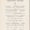Dinner menu, Gramercy Park Hotel
