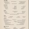 Supper and dinner menu, The Rendez-Vous of The Plaza, Hilton Hotels