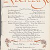 Monday dinner menu, Persian Room at The Plaza