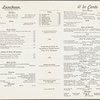Saturday luncheon menu, December 23rd, 1961