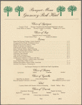 Gramercy Park Hotel Banquet Menu #108