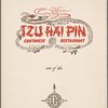 Daily menu, Tzu Hai Pin Cantonese Restaurant