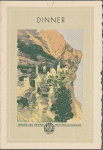 Dinner menu, Denver and Rio Grande Western Railroad