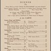 Dinner menu, Pennsylvania Railroad