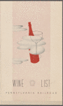 Dinner menu, Pennsylvania Railroad