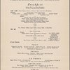 Breakfast menu, Pennsylvania Railroad