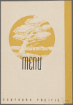 Supper menu, Southern Pacific