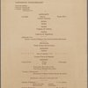 Dinner menu, The Musicians Club of San Francisco at Martinelli's