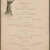 Dinner menu, Hotel Del Monte