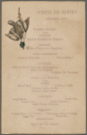 Dinner menu, Del Monte