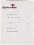 Lunch and dinner menu, Gramercy Park Hotel