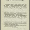 Wade genealogy : miscellaneous notes and letters