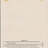 Lunch menu, San Francisco Overland Limited, Diner Car 374