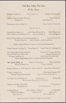 Lunch menu, San Francisco Overland Limited, Diner Car 374