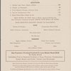 Dinner menu, San Francisco Overland Limited