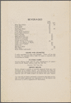 Dinner menu, Southern Pacific