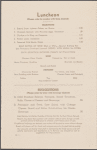 Lunch menu, San Francisco Overland Limited