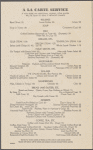 Lunch menu, Southern Pacific