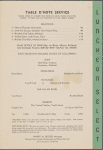 Lunch menu, Southern Pacific