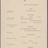 Reception and banquet menu, Musicians Mutual Protective Union of San Francisco