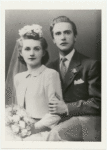 Joseph Papp with his first wife, Betty Ball