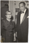 Eslanda Goode Robeson and Paul Robeson.