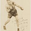 Oscar Bernard, featherweight boxer, known as the "Panama Cannonball"