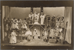 "Uncle Tom’s Cabin" scene from the Grand Street Follies, set design by Russel Wright, Neighborhood Playhouse.