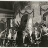 Walter Ringham (seated) and Maude Hill in a scene from the motion picture Determination.