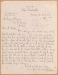 Letter from P. W. Costello to Horace G. Healey