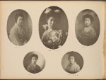 [Five portraits of Japanese women]