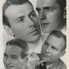 Montage of Richard Kiley (Kismet), Larry Blyden (Oh Men, Oh Women), Paul Newman (Picnic), and Leif Erickson (Tea and Sympathy).