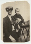 Avery Willard with father in Marion, Virginia
