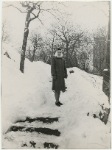 Avery Willard's mother in Central Park, February 21, 1947