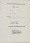 Dinner menu, Wester Retail Lumbermen's Association at San Francisco Commerical Club